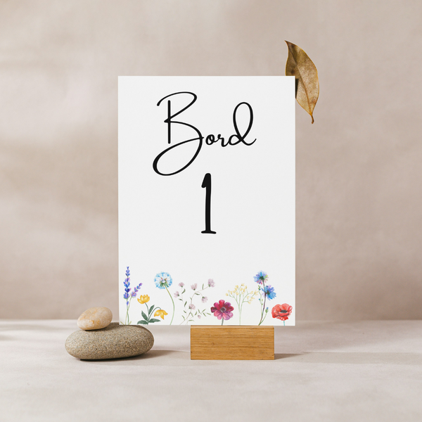Wildflower Bordnumre