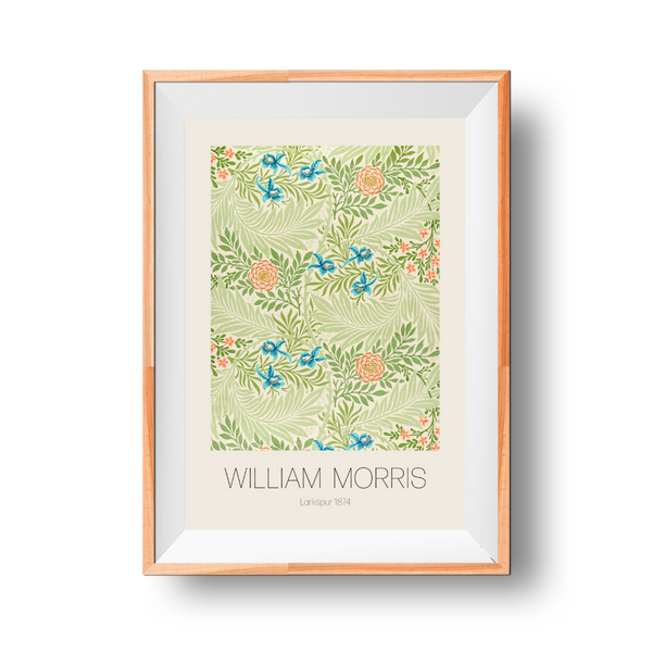 William Morris - Larkspur (Plakat)