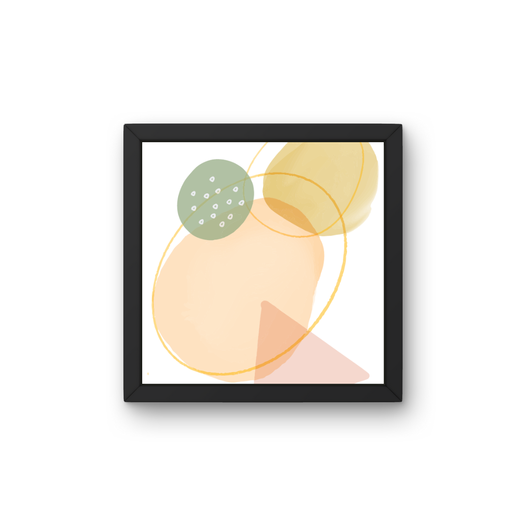 Abstrakt No. 6 - Plakat inkl. Ramme