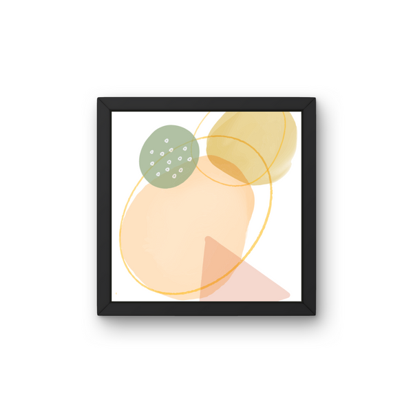 Abstrakt No. 6 - Plakat inkl. Ramme