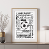 Fodbold Citatplakat