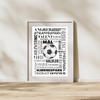 Fodbold Citatplakat