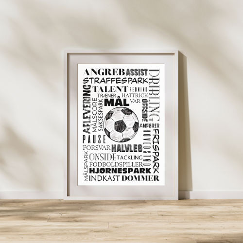 Fodbold Citatplakat