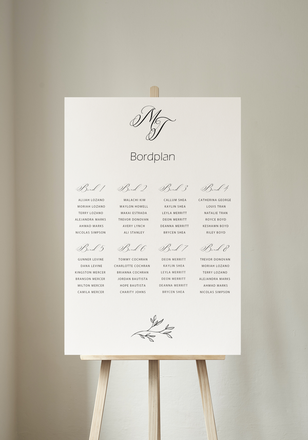 Dagmar Bordplan (Plakat)