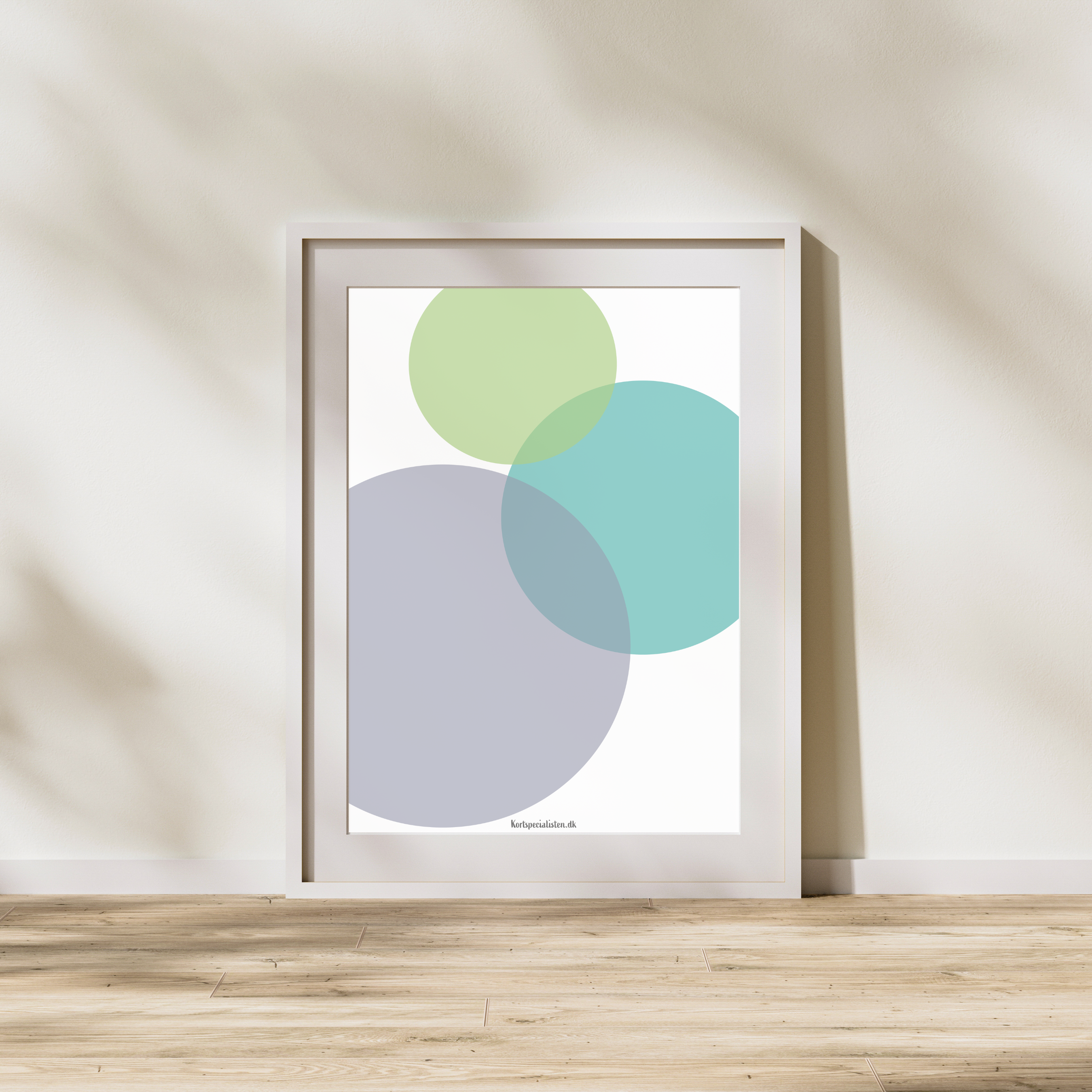 Abstrakt Store cirkler 1 - Plakat