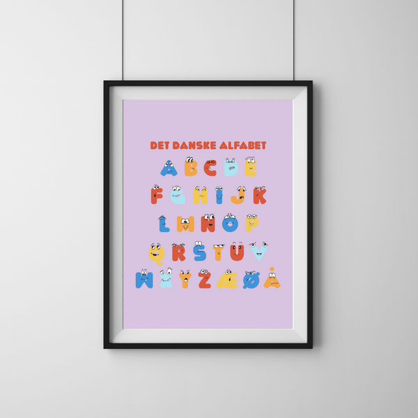 Det Danske Alfabet - Lilla