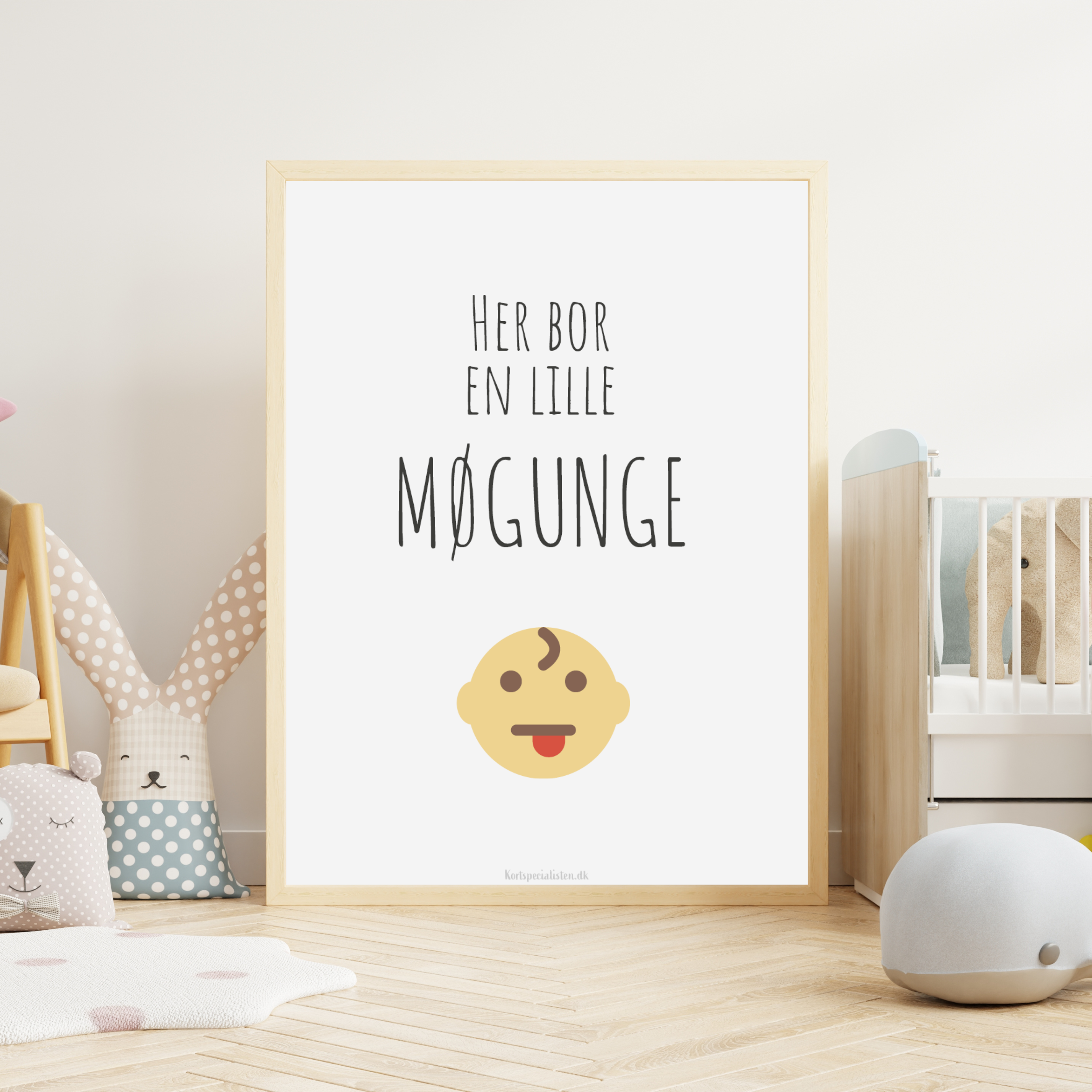 Her bor en lille Møgunge  - Plakat