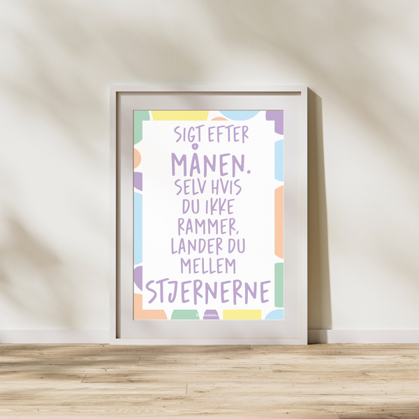 Sigt efter månen - Plakat