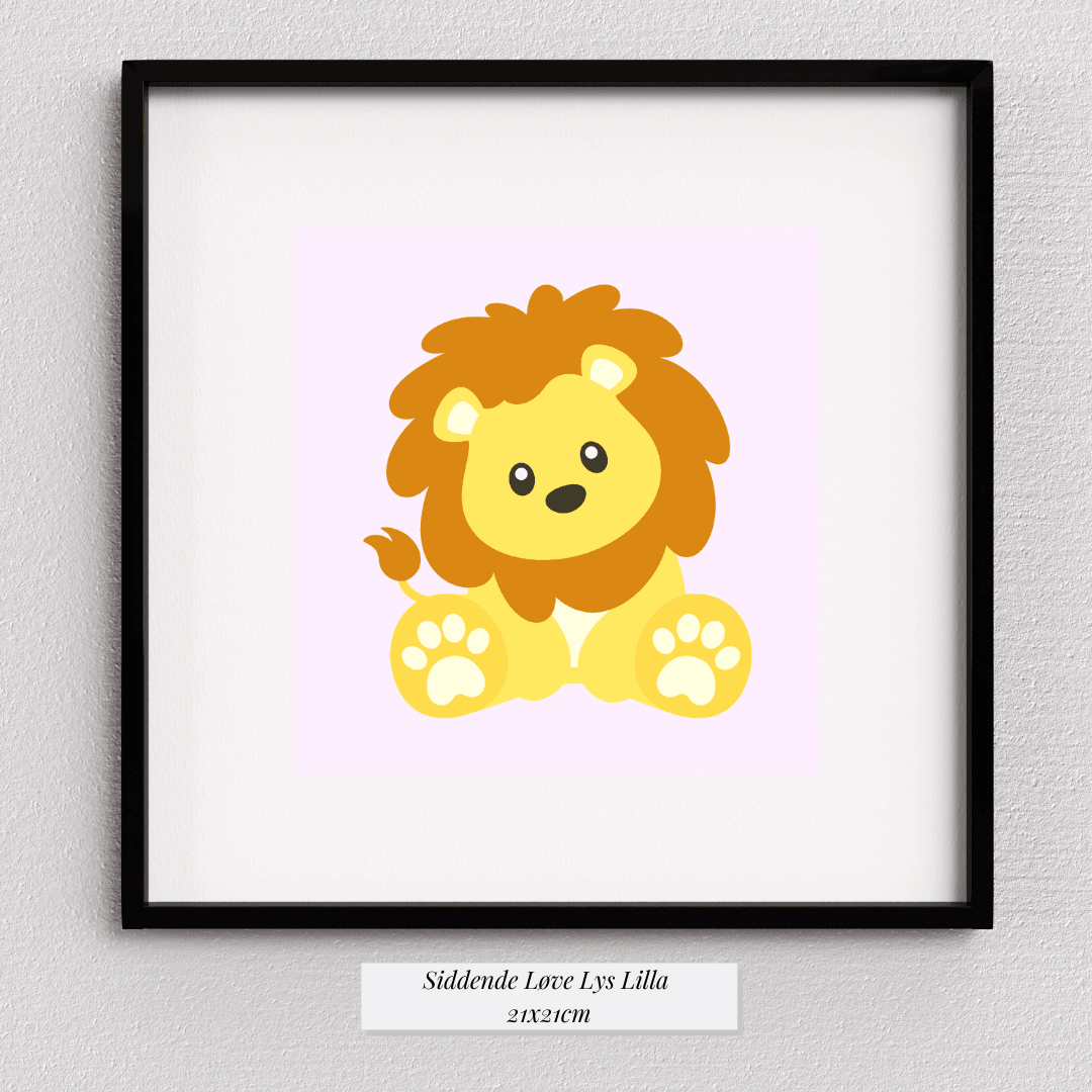 Cute Løve Rosa