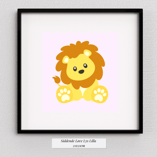 Cute Løve Rosa