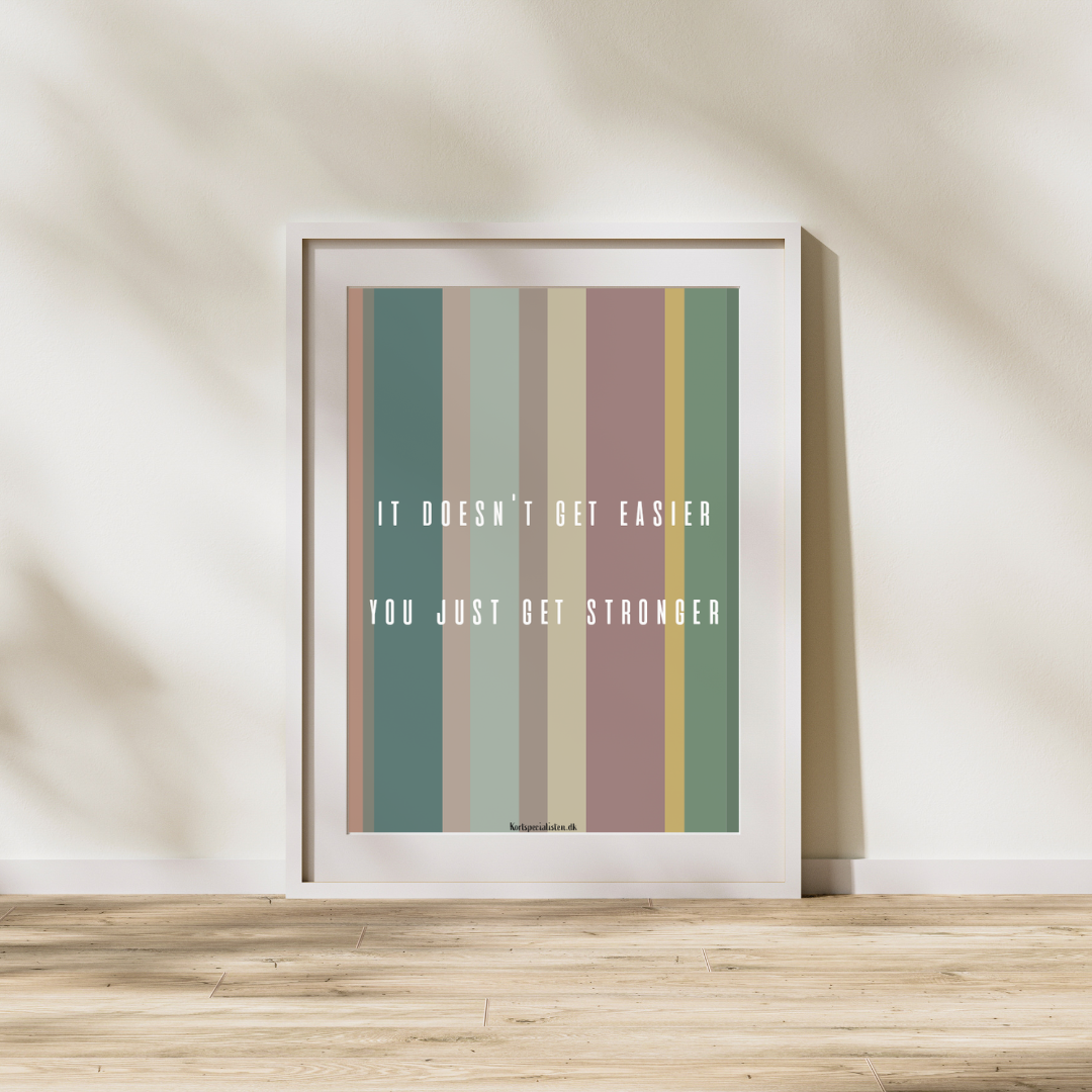 It doesn´t get easier - Plakat