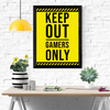 Keep Out - Gul (Plakat)