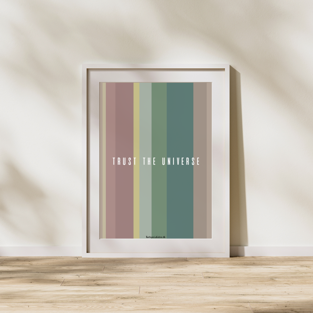Trust the universe - Plakat