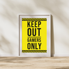 Keep Out - Gul (Plakat)