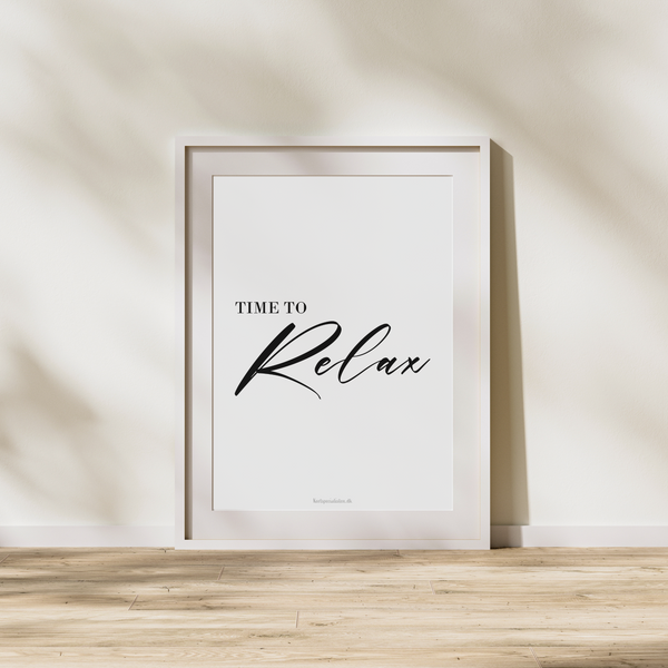 Time to relax - Plakat