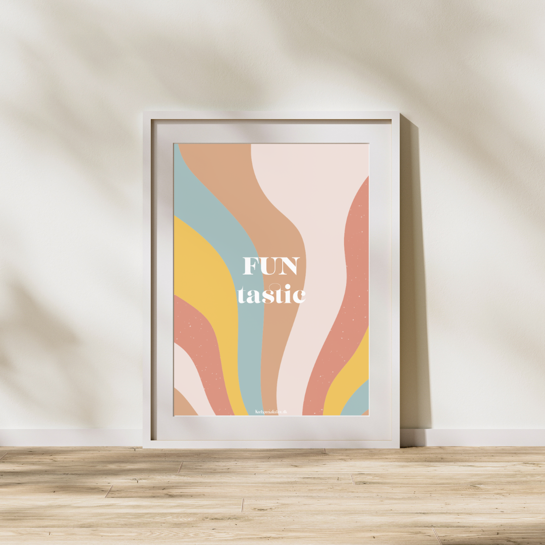 Abstrakt fun tastic - Plakat
