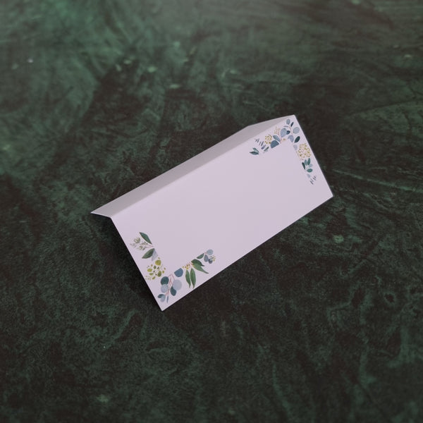 Bordkort med blomsterkant (10stk)