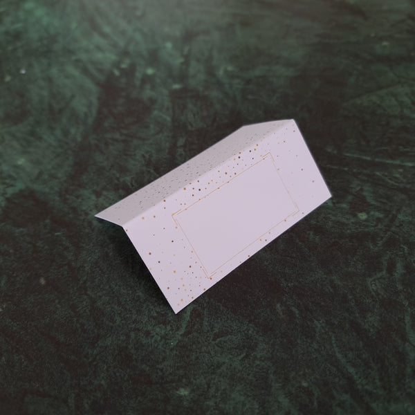 Bordkort med Guld Stjerner (10stk)