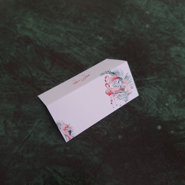 Bordkort med Flamingoer (10stk)