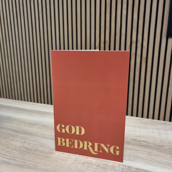God Bedring - Orange (Foliekort)