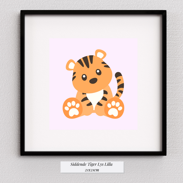 Cute Tiger Lyselilla