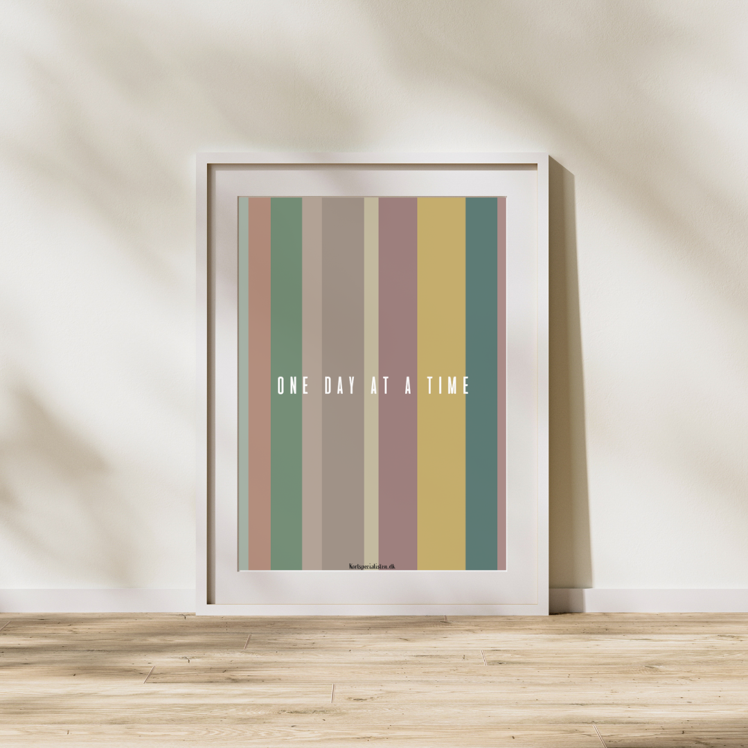 One day at the time - Plakat