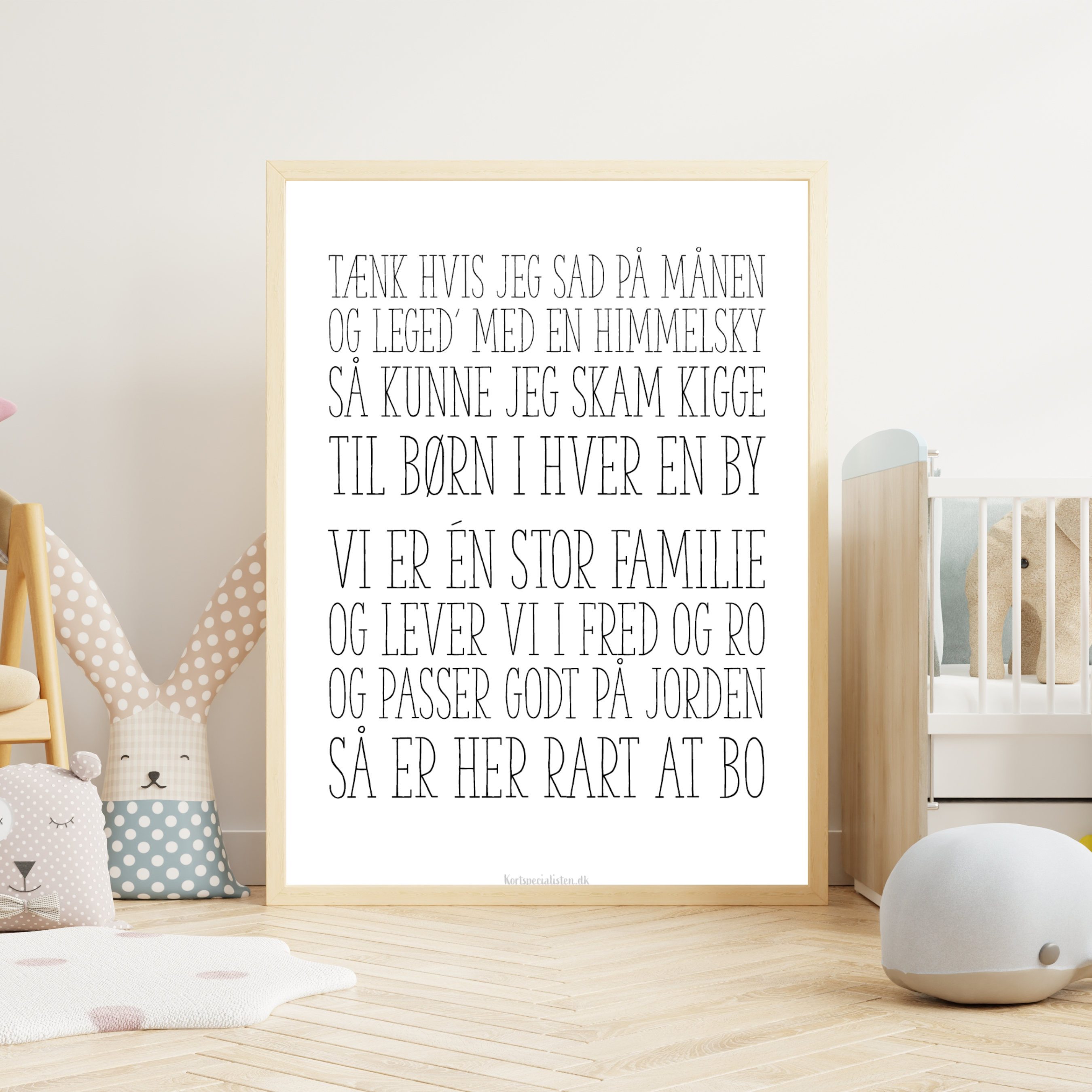 Tænk hvis jeg sad på månen - Plakat