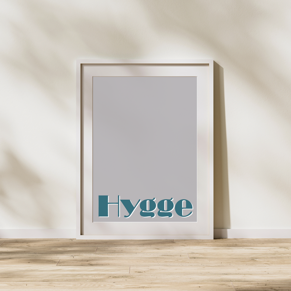 Hygge Plakat (Grå)