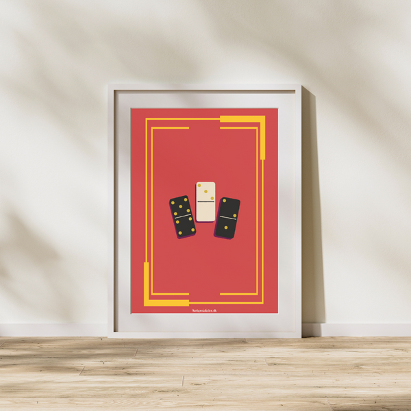 Domino retro - Plakat