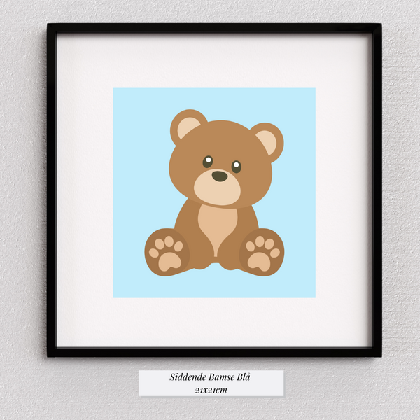 Cute Bjørn - Blå