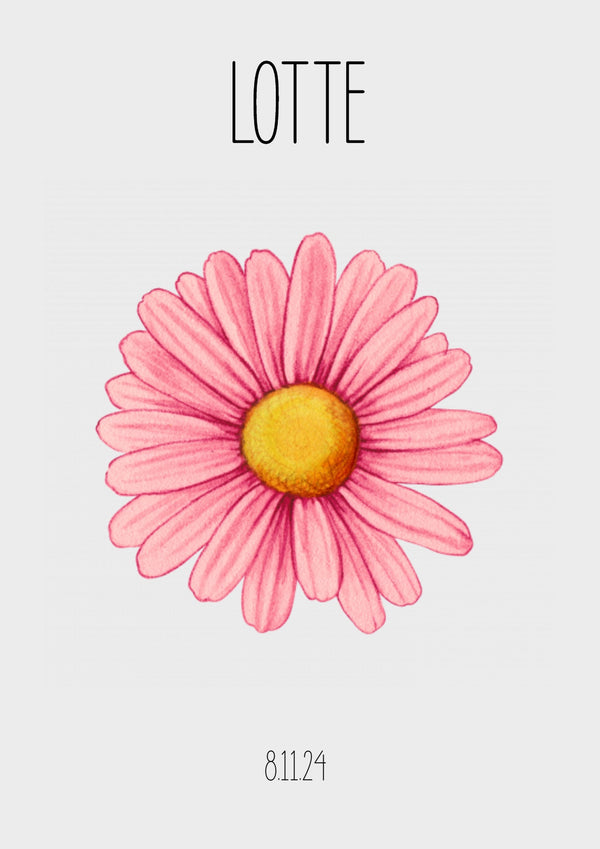 Daisy Lyserød  - Design selv