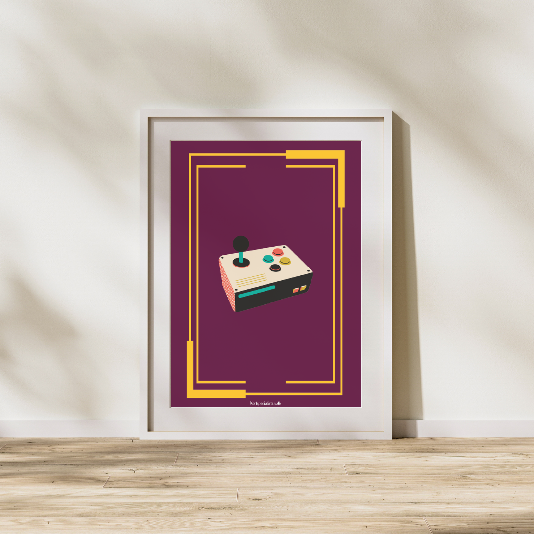 Konsol retro - Plakat