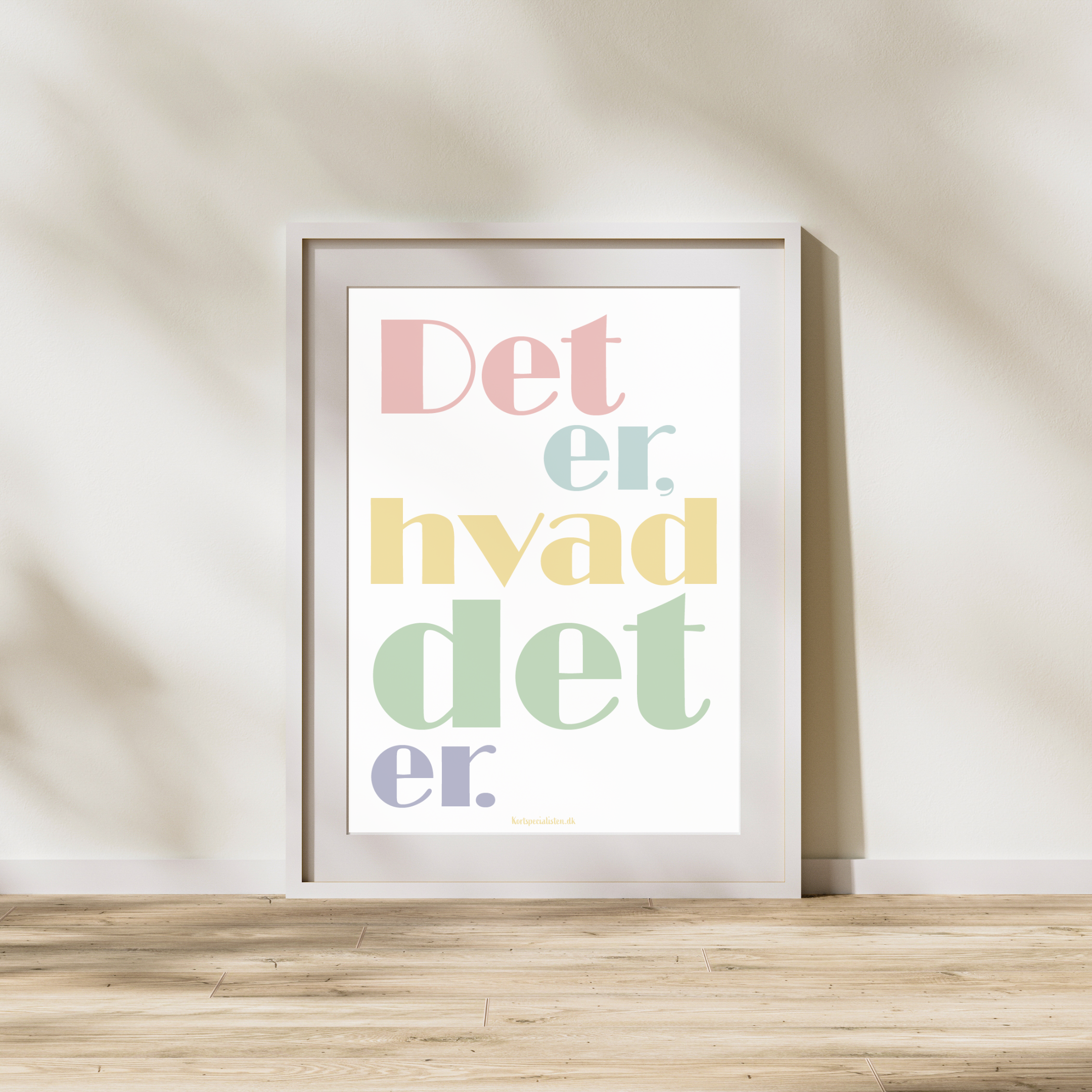 Det er hvad det er - Plakat