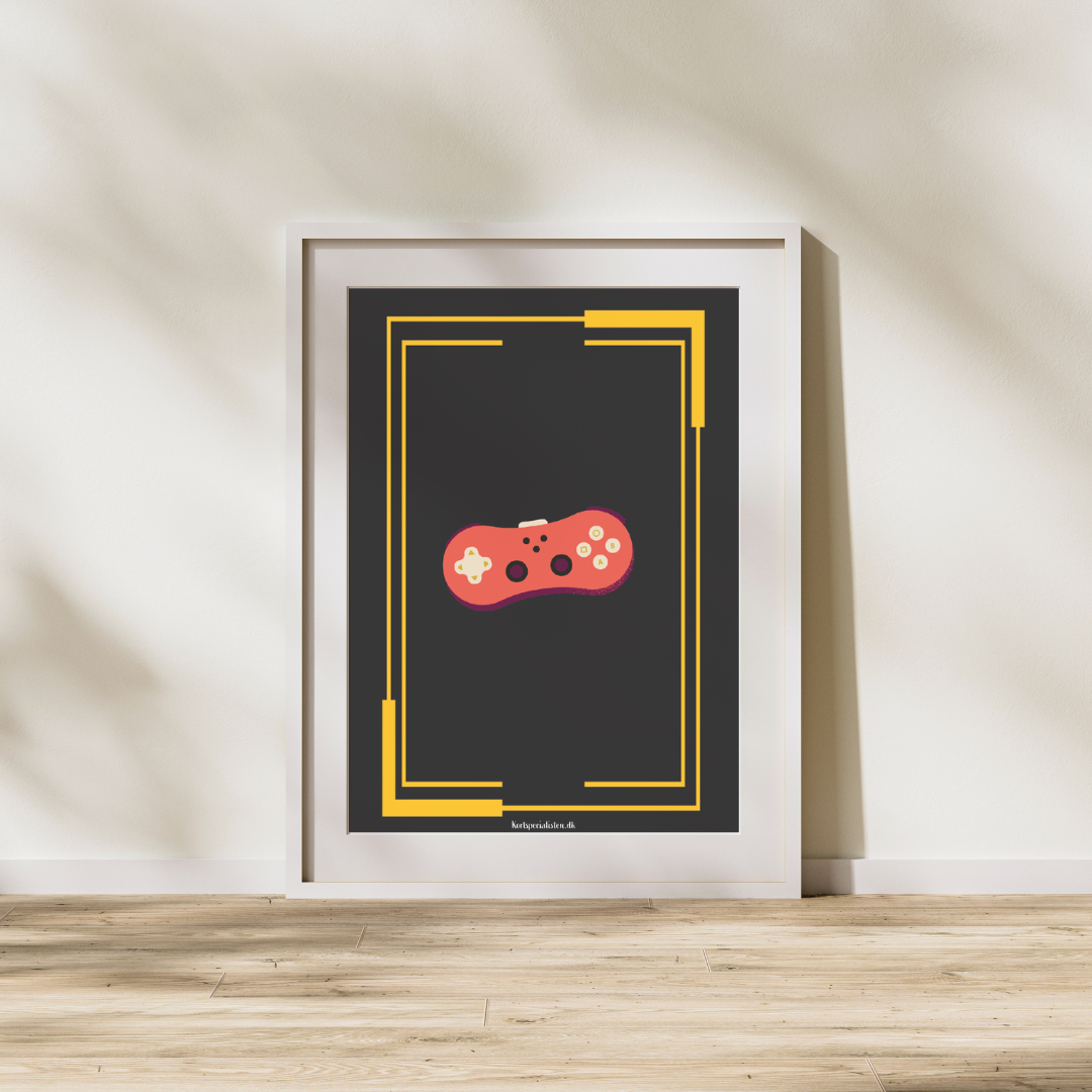 Controller retro - Plakat