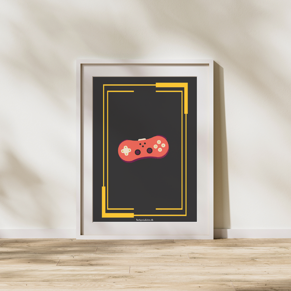 Controller retro - Plakat