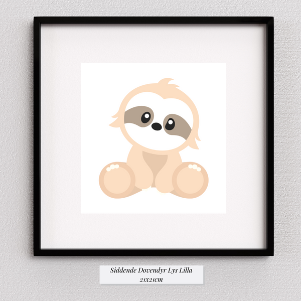 Cute Dovendyr - Lyselilla