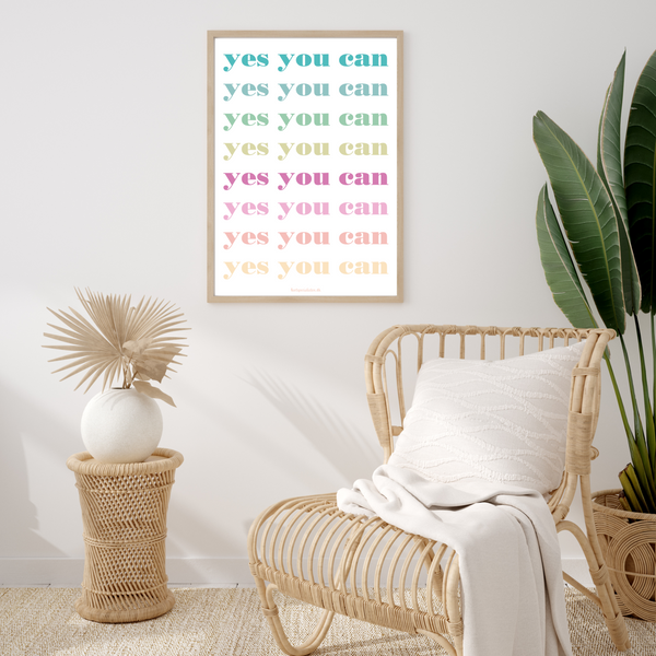 Yes You Can - Plakat