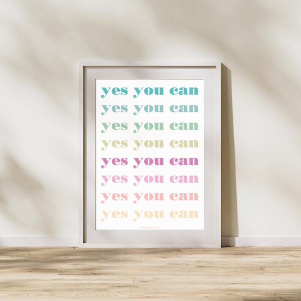 Yes You Can - Plakat