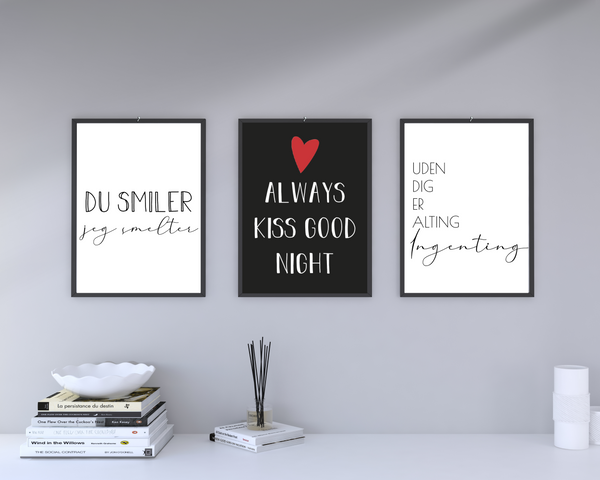 Uden dig er alting ingenting - Plakat