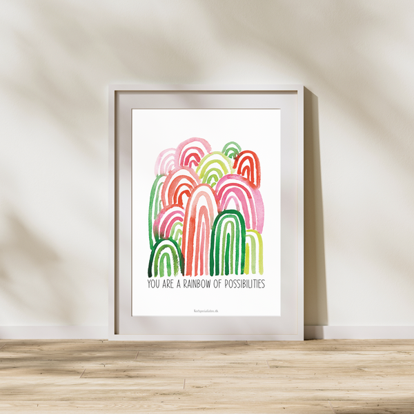 Abstract Colourful (Rainbows) - Plakat