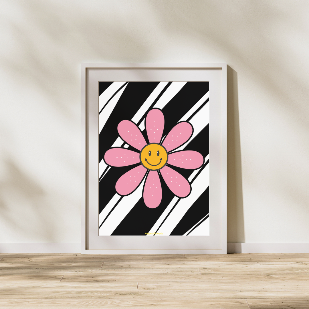 Blomst Retro - Plakat