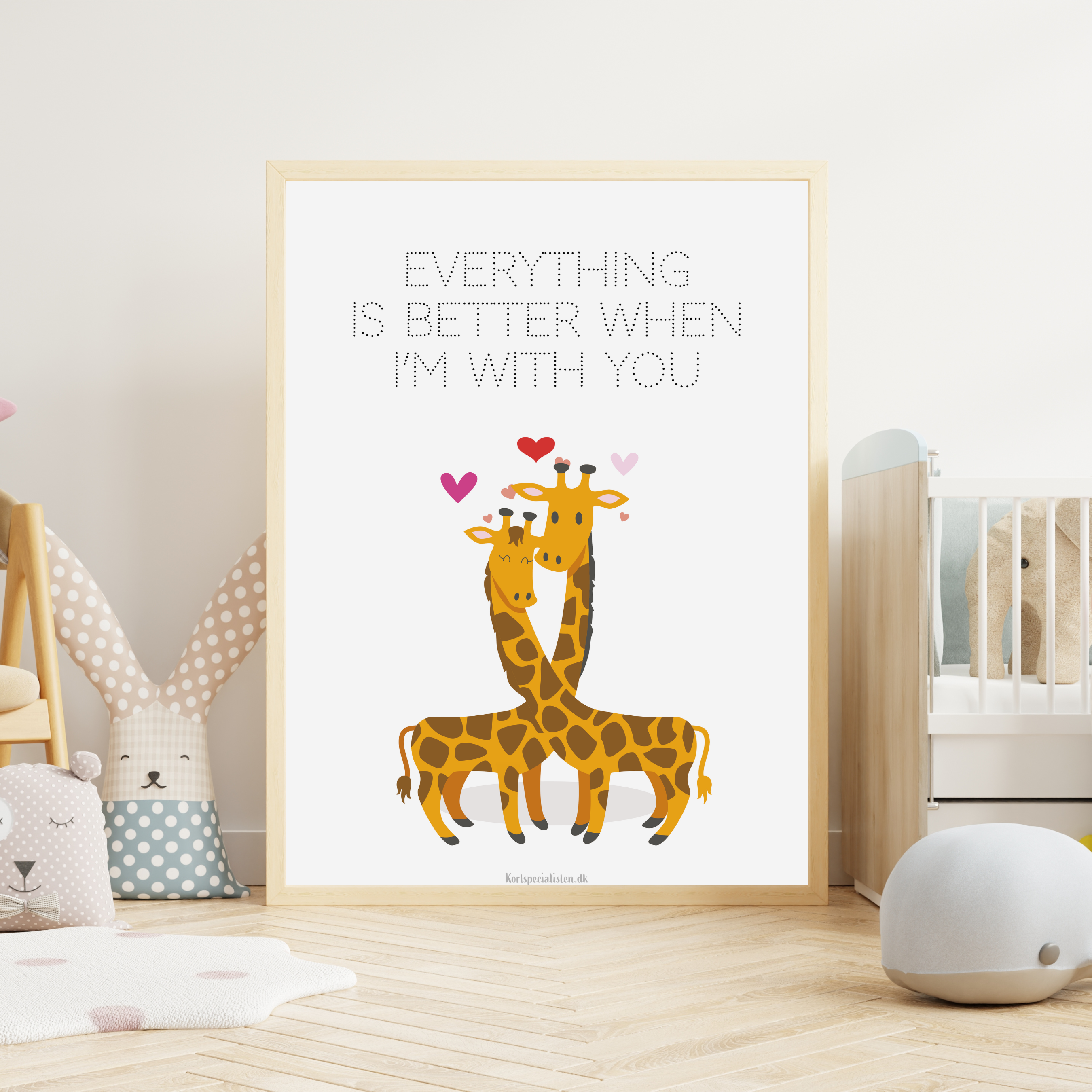 Everything is Better - Giraf  (Plakat)
