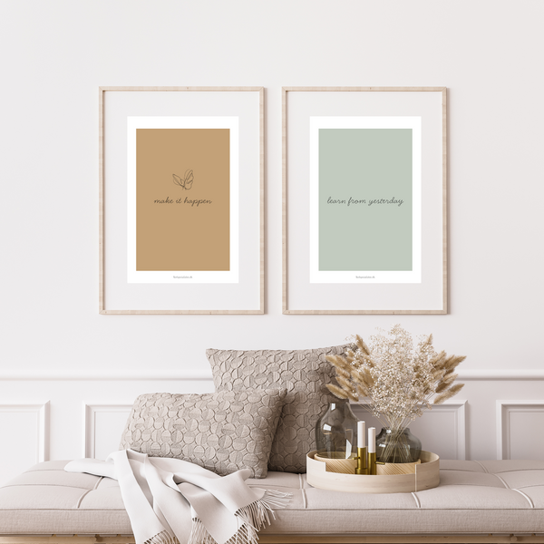 Learn from yesterday - Plakat