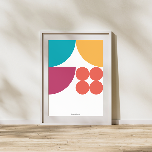 Abstrakt Geometri 1 - Plakat