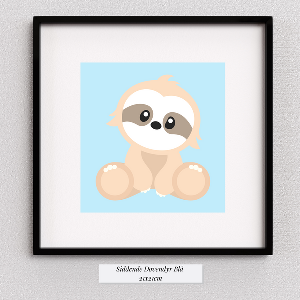 Cute Dovendyr - Blå
