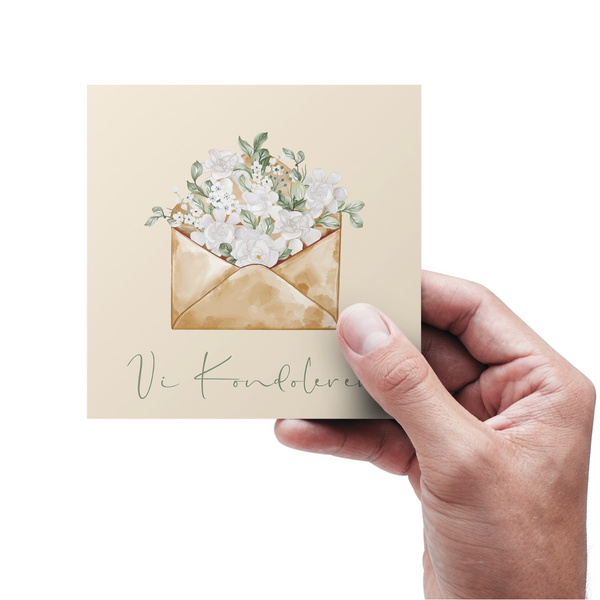 Vi Kondolerer - Kort