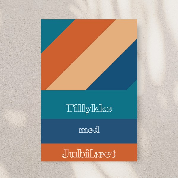 Tillykke med Jubilæet - Abstrakt No. 2 (Kort)