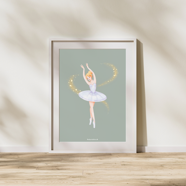 Balletdanser lilla - Plakat