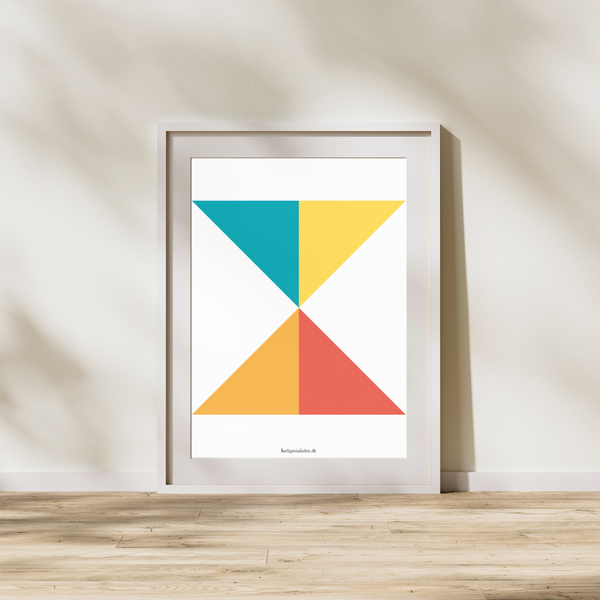 Abstrakt Geometri 2 - Plakat