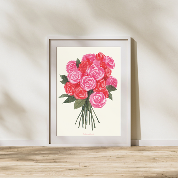 Blomster buket - Plakat